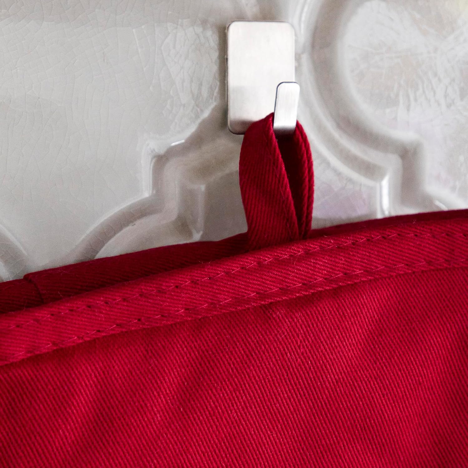 All-Clad Silicone Oven Mitts: Heat Resistant up to 500 Degrees - 100% Cotton & Silicone, 14x7 Oven Mitt for Kitchen and Barbeque, 2-Pack, Chili